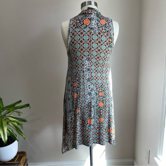 Anthropologie Maeve Lilt Swing Dress with High Neck and Pockets - Picture 11 of 12
